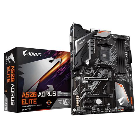 Mainboard Gigabyte A520 AORUS ELITE (AMD A520, Socket 1200, ATX, 4 khe ...