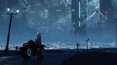 Cyberpunk City Anime Girl 5k Wallpaper,HD Anime Wallpapers,4k Wallpapers,Images,Backgrounds ...