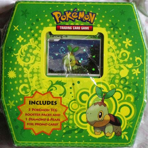 Pokemon Cards Turtwig Level 10 Booster Pack Set Plus Foil Card ...