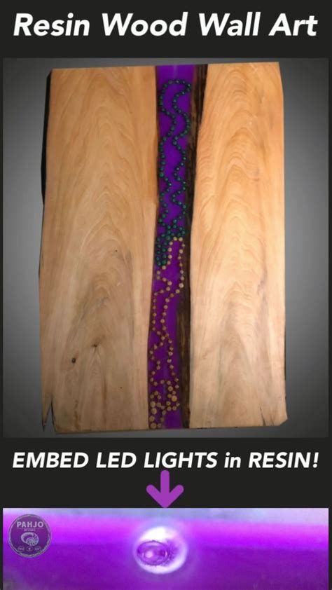 LED Epoxy Resin Wood Wall Art [Video] [Video] | Resin diy, Epoxy resin wood, Resin crafts