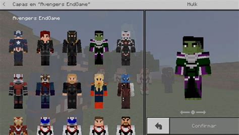 Avengers EndGame SkinPack | Minecraft PE Bedrock Skins