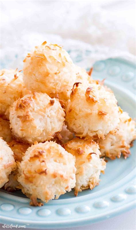 The best homemade macaroons begin with coconut, egg whites and sugar. These are not made with ...