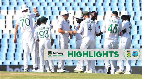 Proteas vs West Indies | 1st Test | Highlights | Day 3 | SuperSport ...