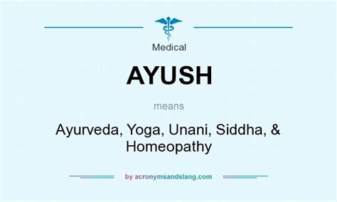 AYUSH - Ayurveda, Yoga, Unani, Siddha, & Homeopathy in Medical by ...