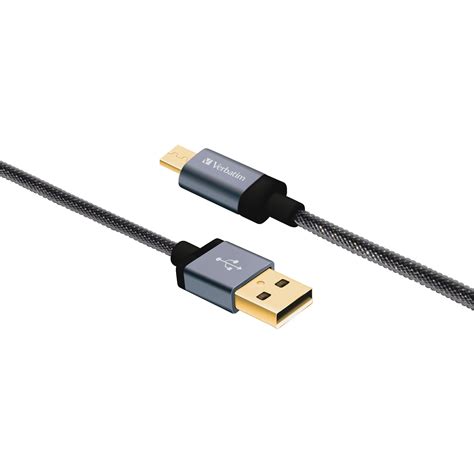 Verbatim Sync/Charge Micro-USB Data Transfer Cable - 3.9 ft Micro-USB ...