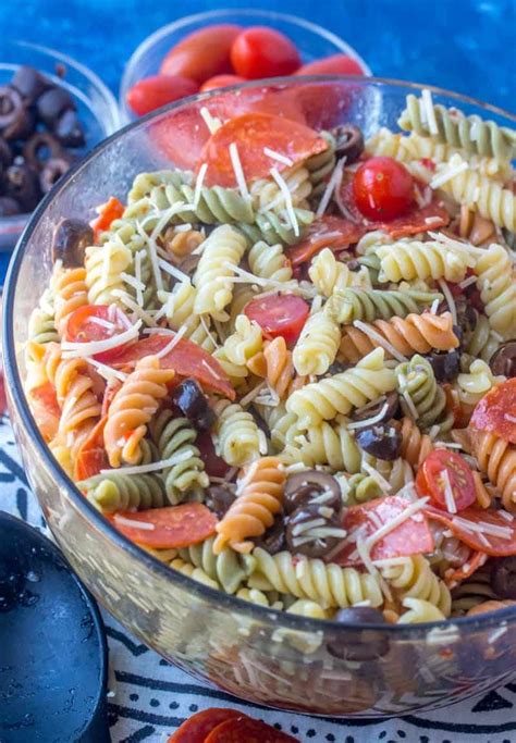 Italian Pasta Salad | Recipe | Pasta salad italian, Italian pasta salad recipe, Pepperoni pasta ...