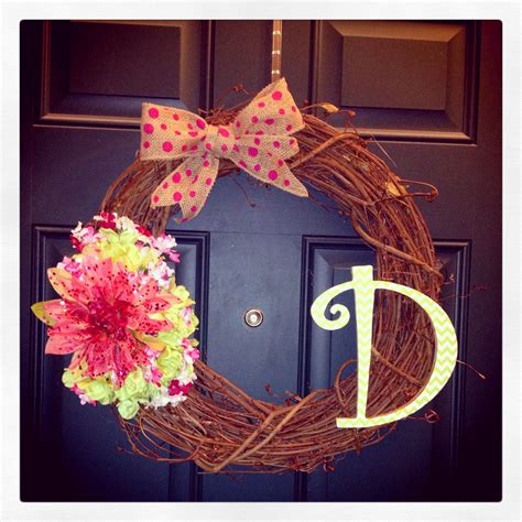 Spring wreath, all materials from Hobby Lobby | Spring wreath, Wreaths ...