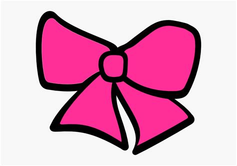 Bow Tie Clipart Pink - Hair Bows Clipart, HD Png Download - kindpng