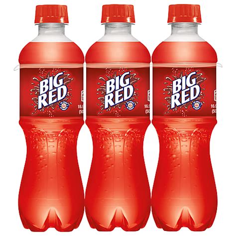 Big Red Soda 6-16.9 fl oz Bottles | Root Beer & Cream Soda | Riesbeck