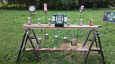 Easy DIY small backyard airsoft targets thats not boring - YouTube