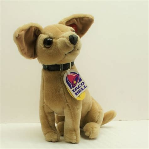 1999 TACO BELL Talking Chihuahua Plush Dog Yo Quiero Taco Bell Dog w ...