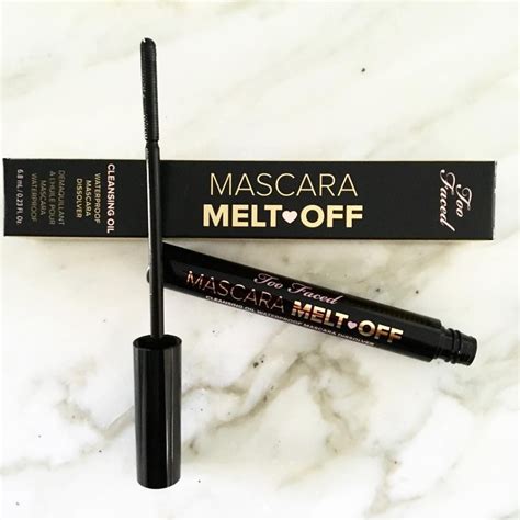 Too Faced Mascara Melt Off Cleansing Oil Waterproof Mascara Dissolver ...