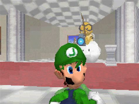 Supper Mario Broth - In Super Mario 64 DS, Luigi can pass through the...