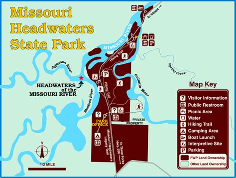 Missouri Headwaters State Park Map - Missouri Headwaters State Park MT USA • mappery