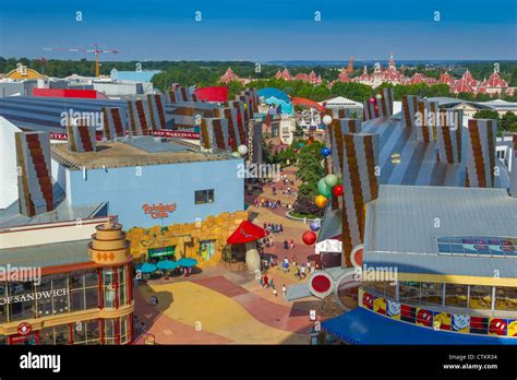 Disneyland paris aerial view hi-res stock photography and images - Alamy