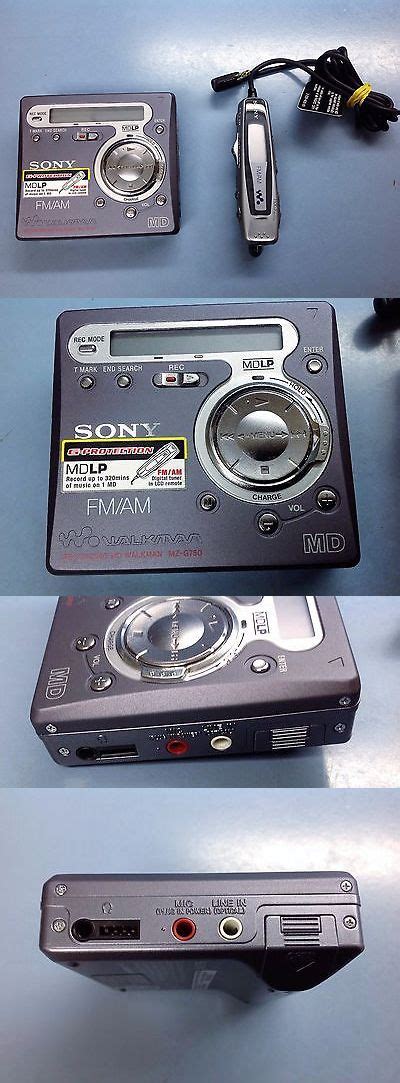 Personal MiniDisc Recorders: Sony Mz-G750 Minidisc Recorder Md Walkman With Remote Control Radio ...