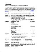 Free Resume Templates - Sample Resumes and Resume Examples