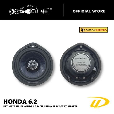 America Sound Ultimate Series Honda 6.5 Inch Plug & Play 2-Way Speaker ...