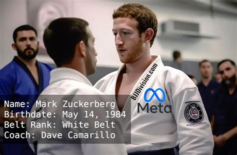 Mark Zuckerberg Jiu Jitsu: White Belt but Serious BJJ Competitor