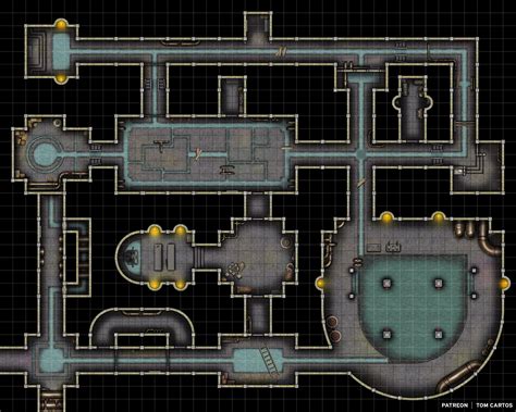 The City Sewers - A Modular Sewer Battlemap! [32x40] : r/battlemaps