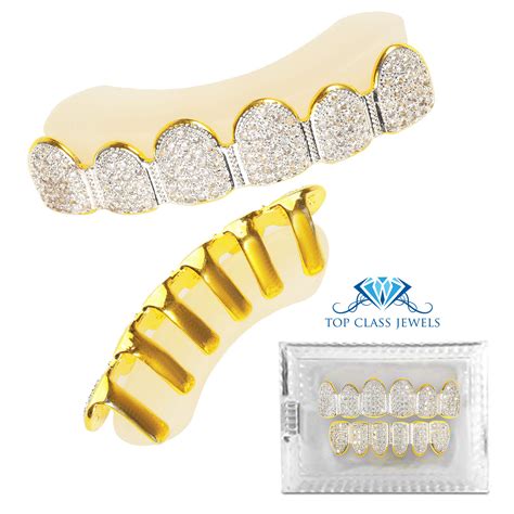 Buy Grillz Gold Teeth | Grills for Your Teeth Jewelry | Fake Braces Diamond Grillz | Gold Tooth ...