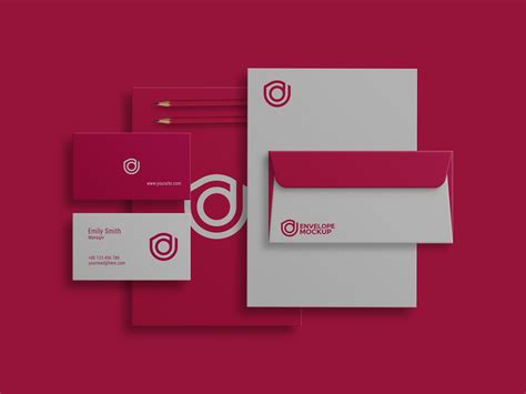 Stationery logo mockup presentation ,branding mockup tamplate 26525533 PSD