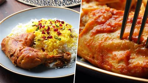 Persian Chicken Rice Recipe - Viva Recipes