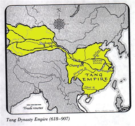 Tang Dynasty By: Ben Derrigo: Tang Dynasty Map