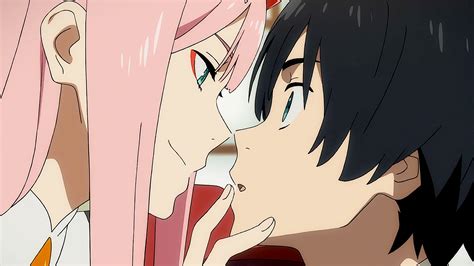 Darling In The FranXX Zero Two Hiro Zero Two Touch And Hiro Are Closer ...