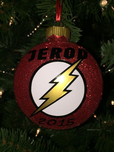 $15 | Personalized DC Comics Inspired Large 4" Glass Christmas Ornament ...