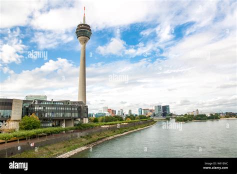 Rheinturm in Dusseldorf - Germany Stock Photo - Alamy