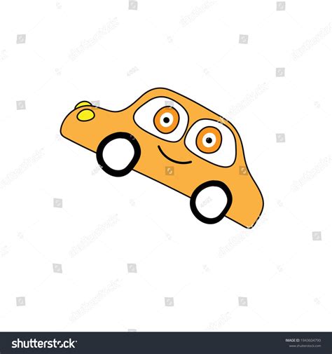 Doodle Car Cartoon Vector Eps10 Stock Vector (Royalty Free) 1943604790 ...