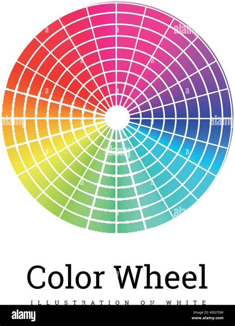 Colour wheel chart hi-res stock photography and images - Alamy