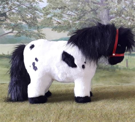 Piebald Shetland Pony Handmade Model Horse Vegan Leather - Etsy Canada