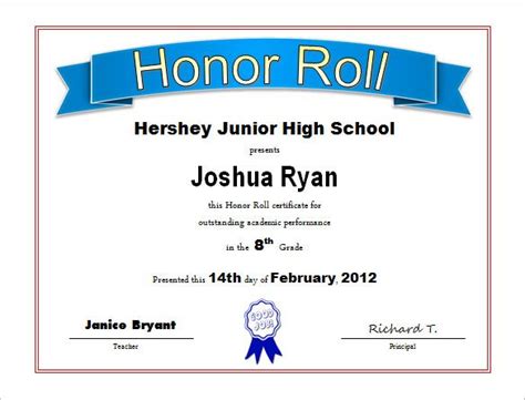 11+ Certificate of Honor Templates | Free Printable Word & PDF | Awards ...