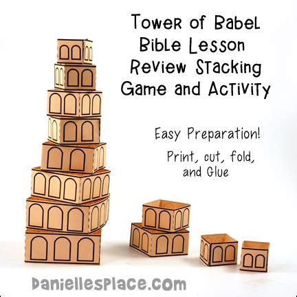 Tower of Babel Bible Crafts and Activities for Children