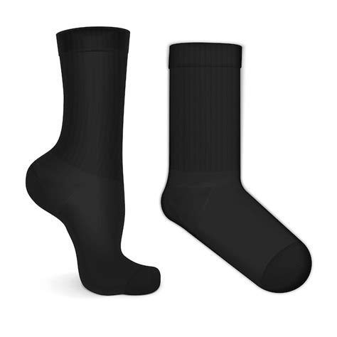 Black Sock Mockup - Free Vectors & PSDs to Download