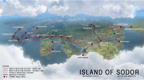 Google Earth - Island of Sodor by The-ARC-Minister on DeviantArt