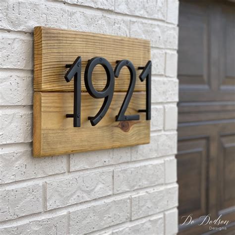 125mm Floating House Number Letters Big Modern Door, 44% OFF