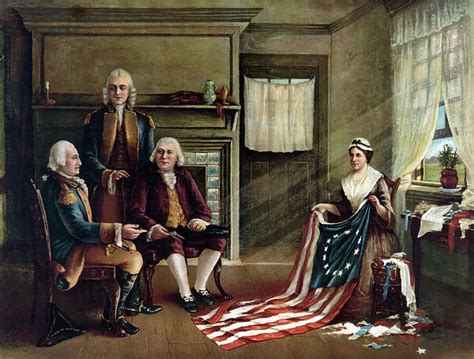 Betsy Ross and the Creation of the American Flag (Photos Framed, Prints,...) #19331835