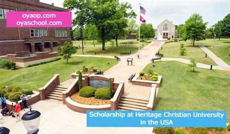 Scholarship at Heritage Christian University in USA - OYA Opportunities | OYA Opportunities