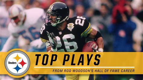 Rod Woodson's Top Plays | Pittsburgh Steelers Hall of Fame Highlights ...