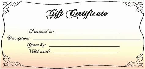 Printable Massage Gift Certificates Exclusive Gift Card Template Printa… | Free gift certificate ...