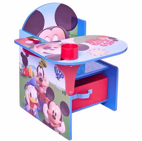 DISNEY MICKEY MOUSE Chair Desk with Storage Bin by Delta Children $40.00 - PicClick