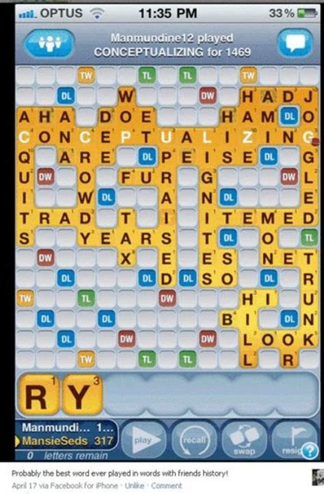 Highest Words With Friends Score Ever?