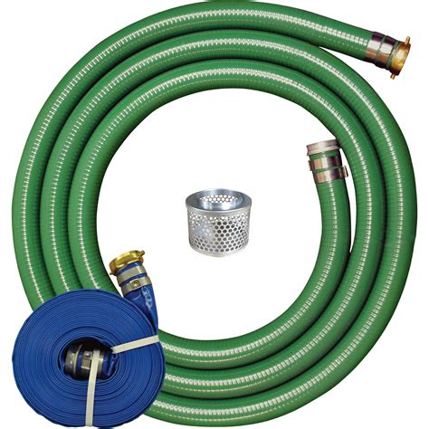 JGB Enterprises Pump Hose Kit — 2in. Dia., 15ft. Suction Hose, 25ft ...