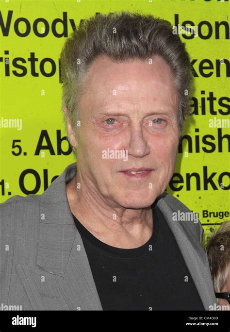 CHRISTOPHER WALKEN SEVEN PSYCHOPATHS PREMIERE WESTWOOD CALIFORNIA USA ...