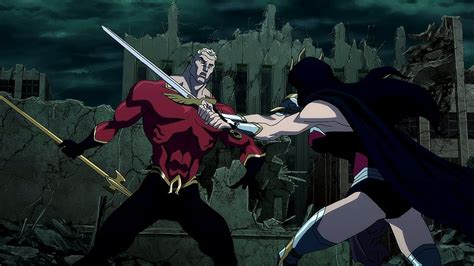 Wonder Woman vs Aquaman | Justice League: The Flashpoint Paradox - YouTube