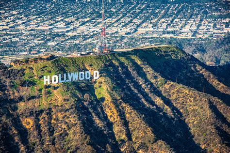 Hollywood Sign Close Up Stock Photo - Download Image Now - iStock