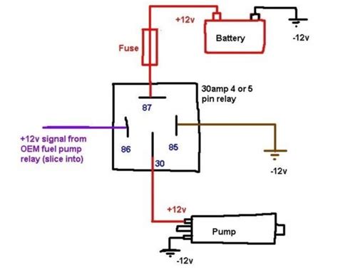 Standard Automotive Relay Diagram